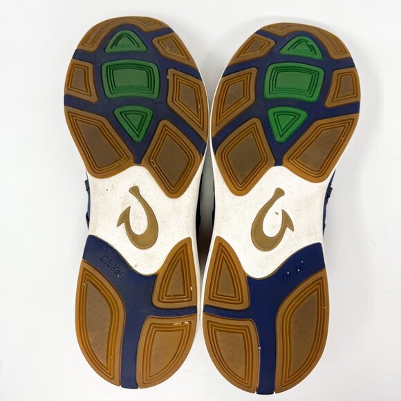 Olukai Mio Li Sneakers Men's 11 Navy Bamboo 10440-548Z Comfort Casual Shoes - Picture 9 of 12